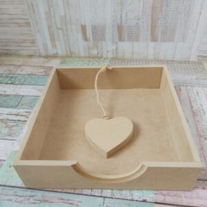 Porta servilleta pesa corazón
