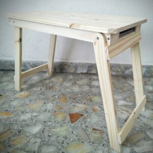 Mesa de pino plegable